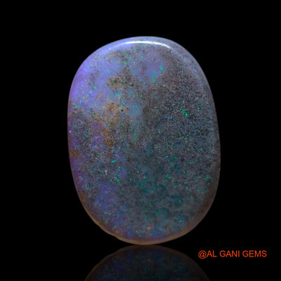 0.60 Cts Natural Australian Fire Opal Loose Gemstone Oval Cabochon 10x7x1 mm AG-152