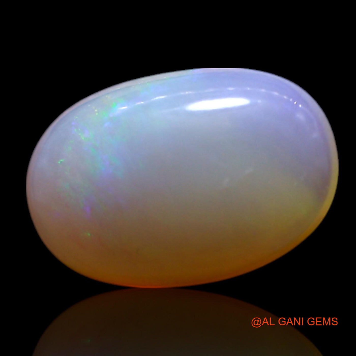 1.50 Cts Natural Australian Fire Opal Oval Cabochon Loose Gemstone For Jewelry 10x7x3 mm AG-153
