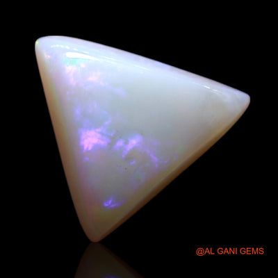 Natural Fire Opal Gemstone 1.00 Cts Loose Trillion Cabochon From Australia 9x8x3 mm AG-154