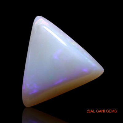 Natural Fire Opal Gemstone 1.00 Cts Loose Trillion Cabochon From Australia 9x8x3 mm AG-154