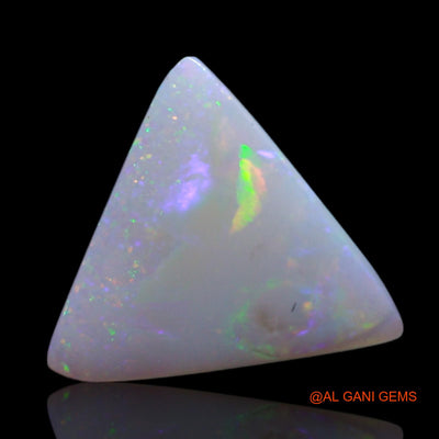 Natural Fire Opal Gemstone 1.00 Cts Loose Trillion Cabochon From Australia 9x8x3 mm AG-154