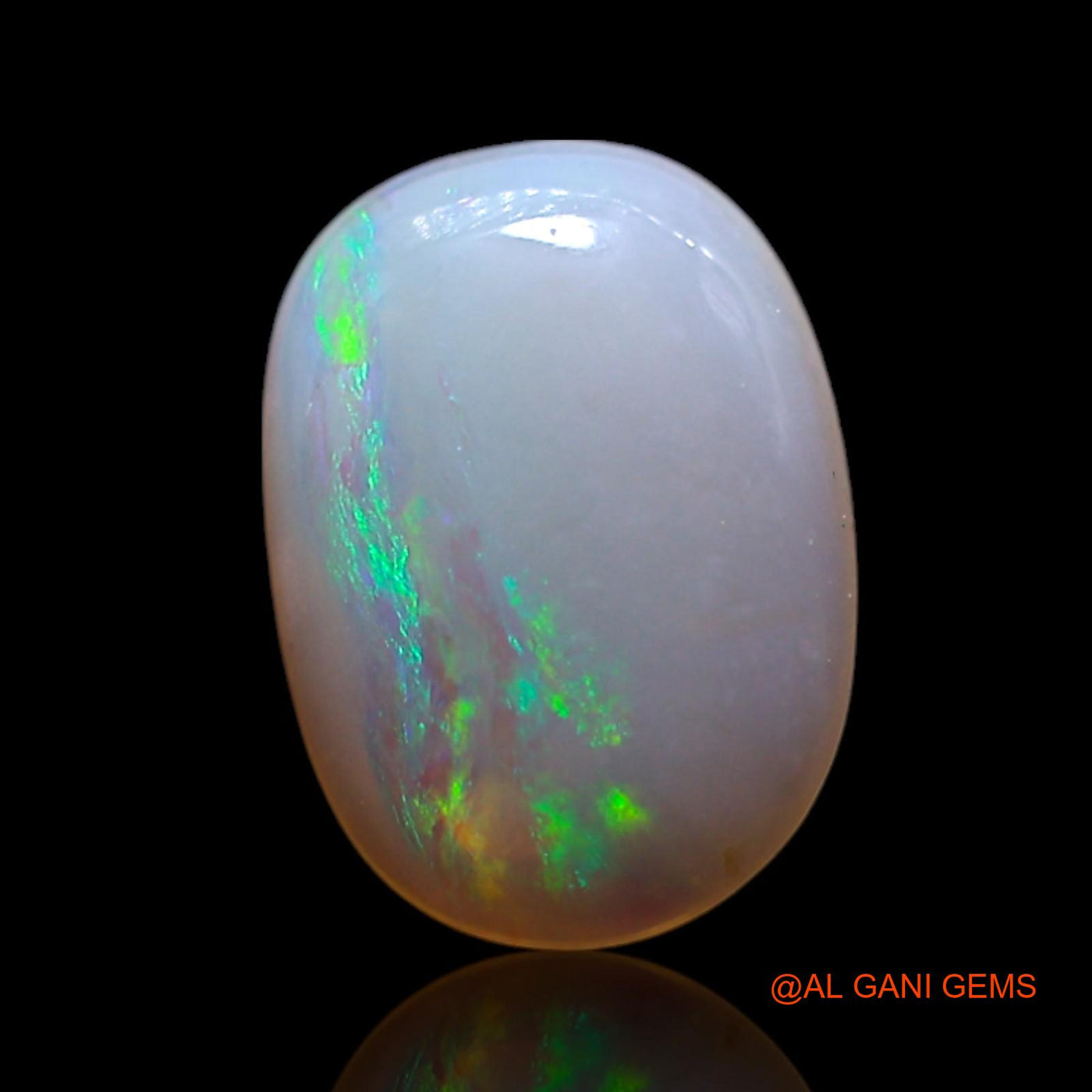 1.00 Cts Natural Australian Fire Opal Loose Gemstone Oval Cabochon 9x7x2 mm AG-155