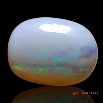 1.00 Cts Natural Australian Fire Opal Loose Gemstone Oval Cabochon 9x7x2 mm AG-155