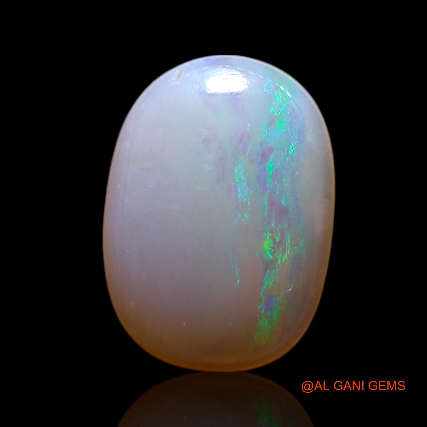 1.00 Cts Natural Australian Fire Opal Loose Gemstone Oval Cabochon 9x7x2 mm AG-155