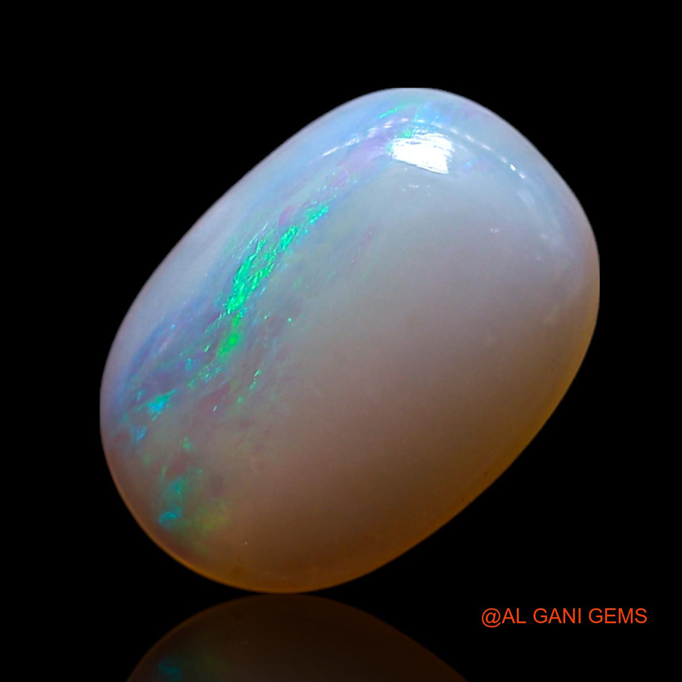 1.00 Cts Natural Australian Fire Opal Loose Gemstone Oval Cabochon 9x7x2 mm AG-155