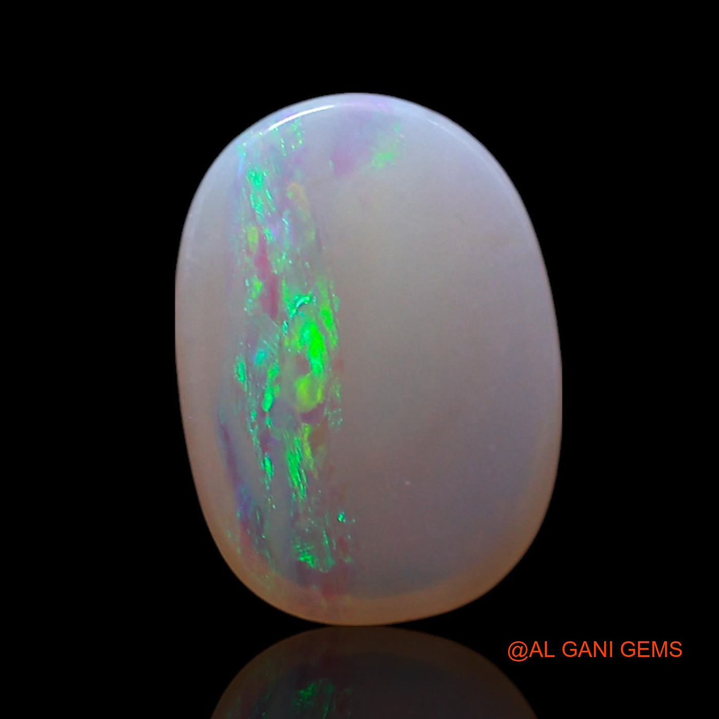 1.00 Cts Natural Australian Fire Opal Loose Gemstone Oval Cabochon 9x7x2 mm AG-155