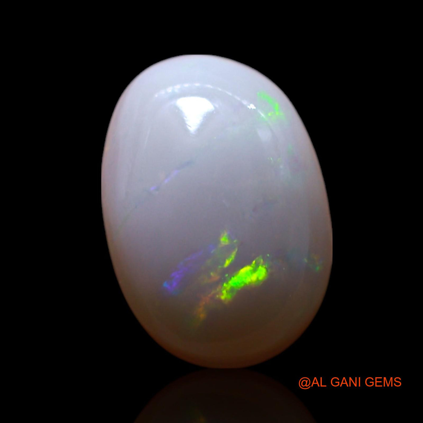 2.00 Cts Natural Australian Fire Opal Loose Gemstone Oval Cabochon 9x7x4 mm AG-156