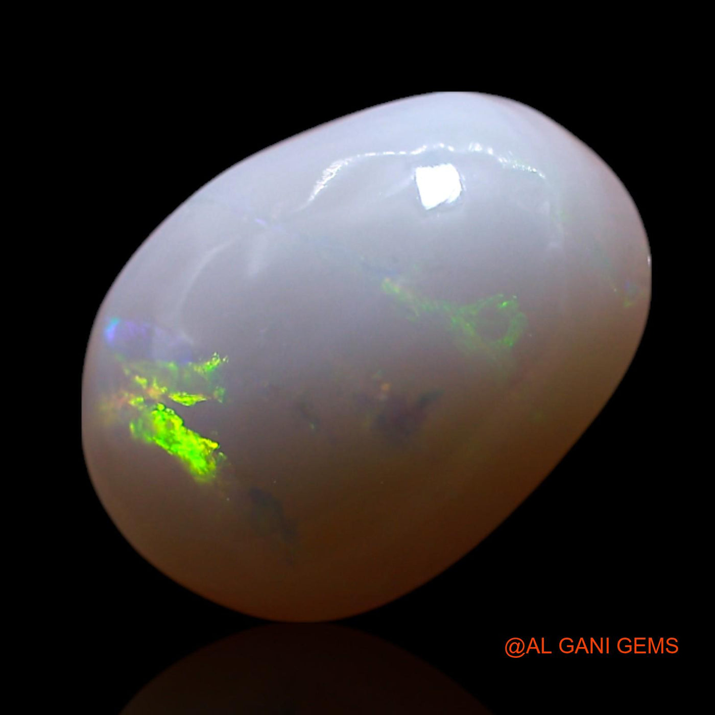 2.00 Cts Natural Australian Fire Opal Loose Gemstone Oval Cabochon 9x7x4 mm AG-156