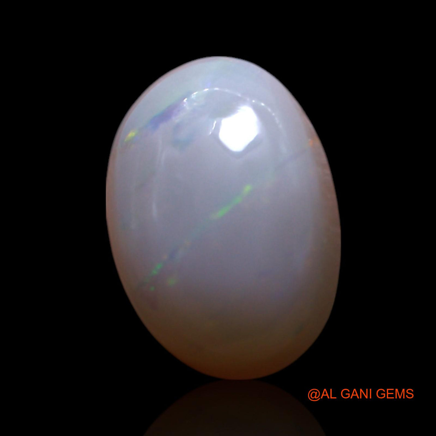 2.00 Cts Natural Australian Fire Opal Loose Gemstone Oval Cabochon 9x7x4 mm AG-156