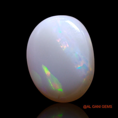 1.50 Cts Unheated Australian Fire Opal Loose Gemstone Oval Cabochon Natural 9x7x3 mm AG-157