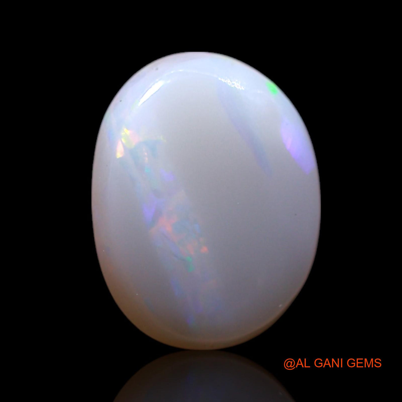 1.50 Cts Unheated Australian Fire Opal Loose Gemstone Oval Cabochon Natural 9x7x3 mm AG-157