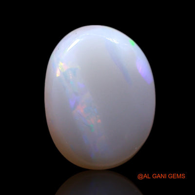 1.50 Cts Unheated Australian Fire Opal Loose Gemstone Oval Cabochon Natural 9x7x3 mm AG-157