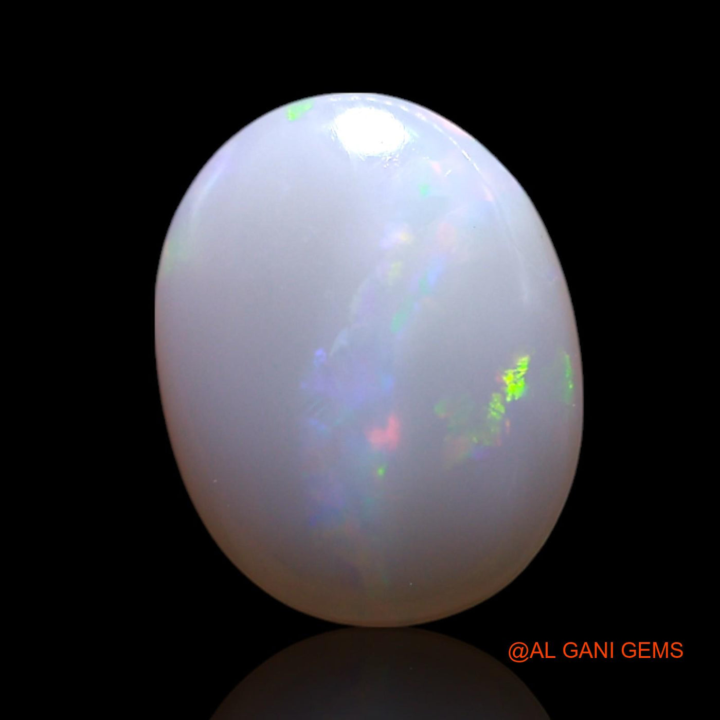 1.50 Cts Unheated Australian Fire Opal Loose Gemstone Oval Cabochon Natural 9x7x3 mm AG-157