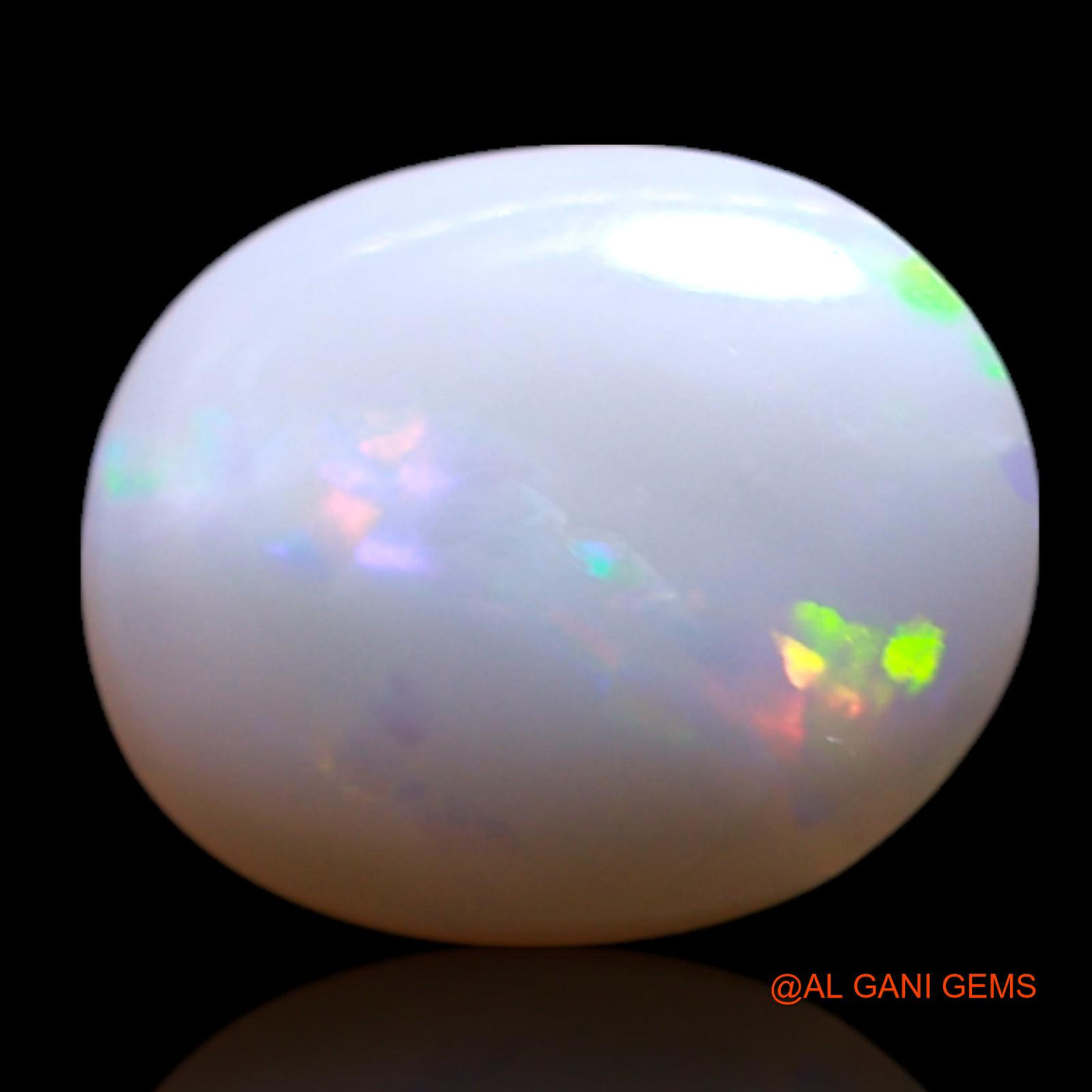 1.50 Cts Unheated Australian Fire Opal Loose Gemstone Oval Cabochon Natural 9x7x3 mm AG-157