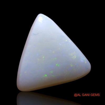 Natural Untreated Fire Opal Loose Gemstone Trillion Cabochon From Australia 1.00 Cts 8x8x2 mm AG-158