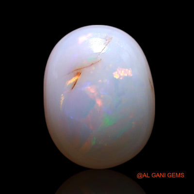 1.50 Cts Natural Australian Fire Opal Loose Gemstone Oval Cabochon 9x7x3 mm AG-159