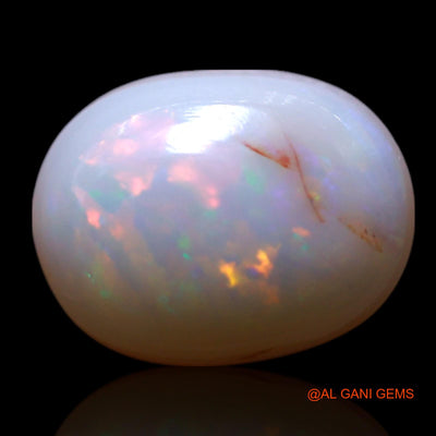 1.50 Cts Natural Australian Fire Opal Loose Gemstone Oval Cabochon 9x7x3 mm AG-159