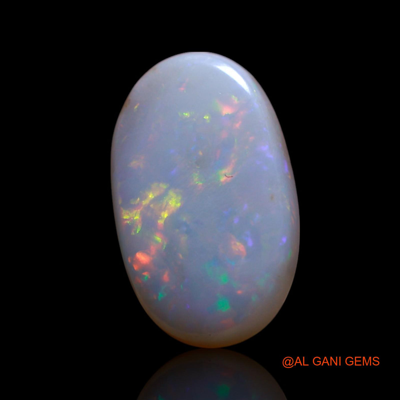 2.00 Cts Natural Australian Fire Opal Loose Gemstone Oval Cabochon 12x7x2 mm AG-15