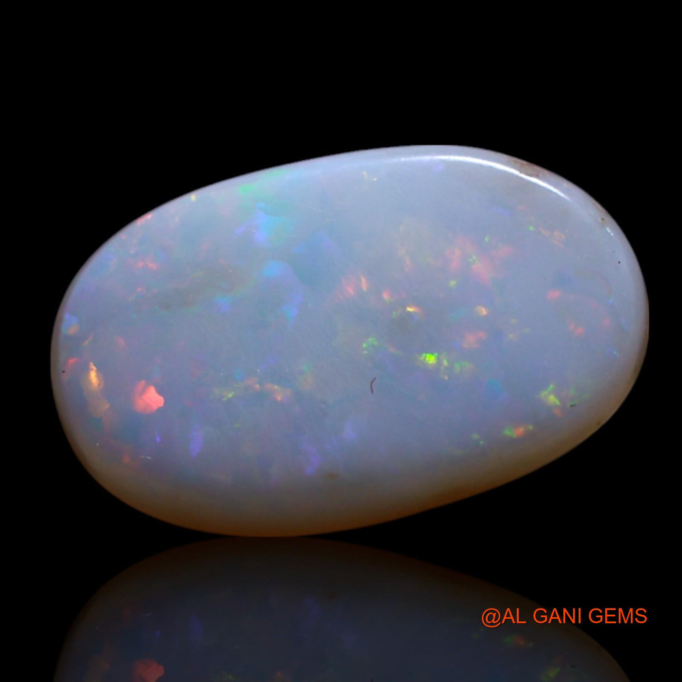2.00 Cts Natural Australian Fire Opal Loose Gemstone Oval Cabochon 12x7x2 mm AG-15