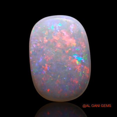 0.80 Cts Natural Australian Fire Opal Loose Gemstone Oval Cabochon 9x7x1 mm AG-160