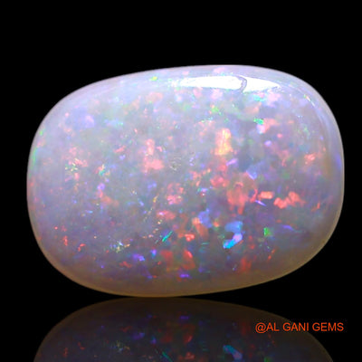 0.80 Cts Natural Australian Fire Opal Loose Gemstone Oval Cabochon 9x7x1 mm AG-160