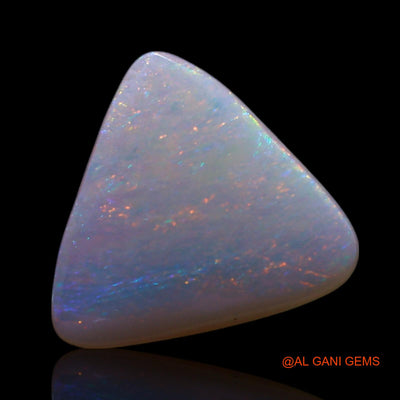 0.70 Cts Natural Australian Fire Opal Loose Gemstone Trillion Cabochon 9x8x1 mm AG-163