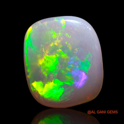 Natural Fire Opal Gemstone 0.90 Cts Loose Oval Cabochon From Australia 8x7x2 mm AG-164