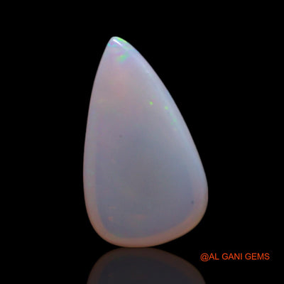1.00 Cts Natural Australian Fire Opal Loose Gemstone Pear Cabochon 10x6x2 mm AG-166