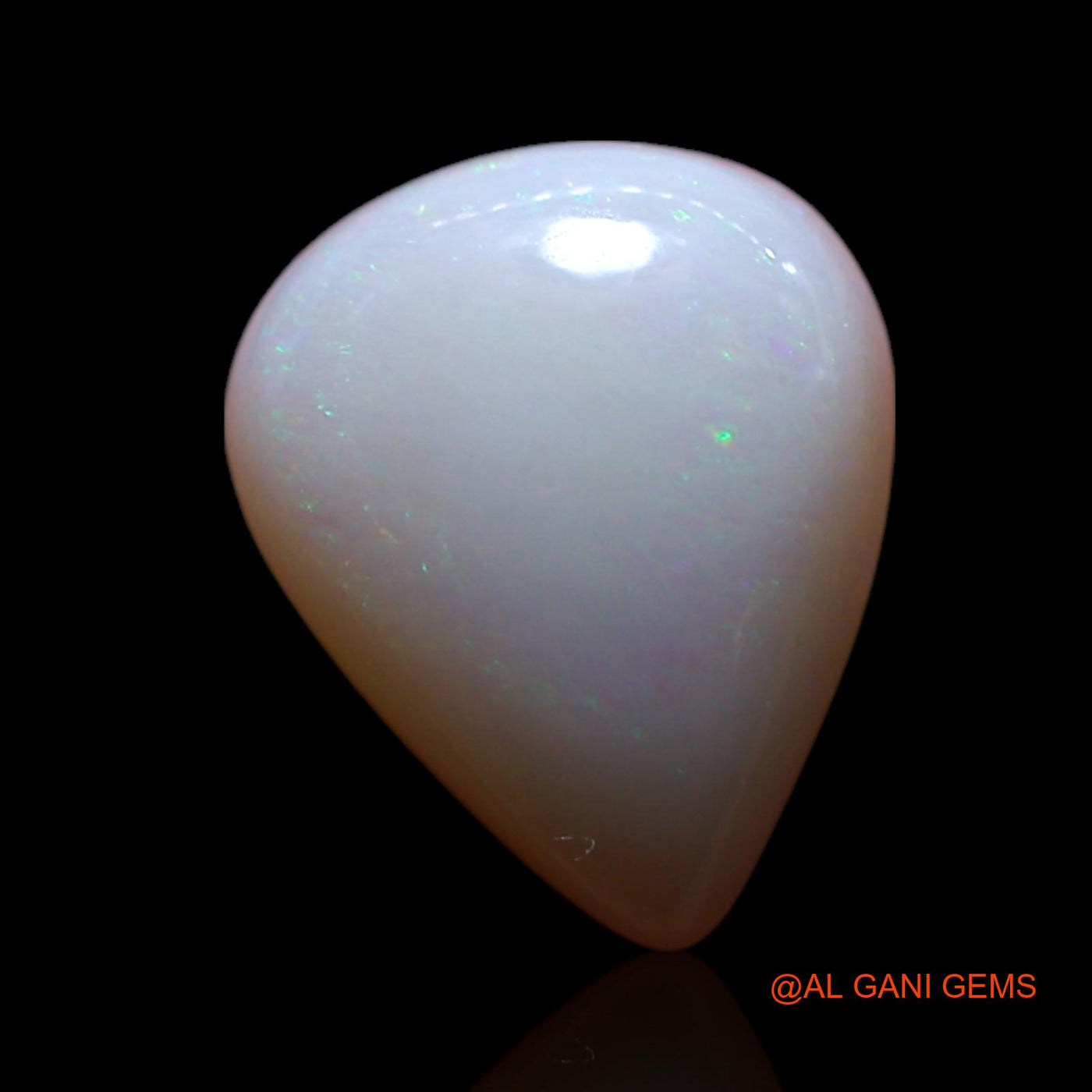1.50 Cts Natural Australian Fire Opal Loose Gemstone Pear Cabochon 9x7x3 mm AG-167