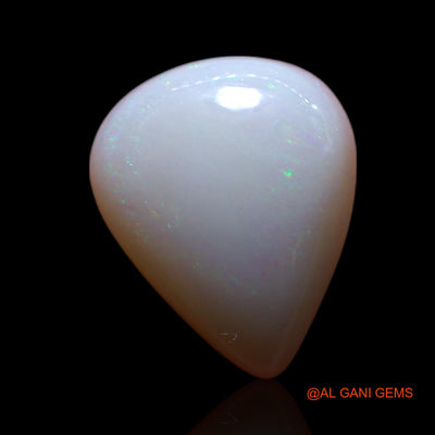 1.50 Cts Natural Australian Fire Opal Loose Gemstone Pear Cabochon 9x7x3 mm AG-167