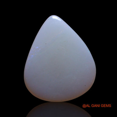 1.50 Cts Natural Australian Fire Opal Loose Gemstone Pear Cabochon 9x7x3 mm AG-167