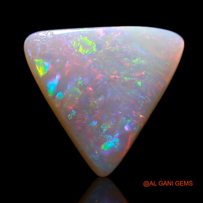 1.00 Cts Natural Australian Fire Opal Loose Gemstone Trillion Cabochon 8x8x2 mm AG-168