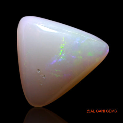 1.00 Cts Unheated Australian Fire Opal Loose Gemstone Trillion Cabochon Natural 9x8x2 mm AG-169