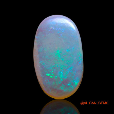 Natural Untreated Fire Opal Loose Gemstone Oval Cabochon From Australia 1.80 Cts 12x7x2 mm AG-16