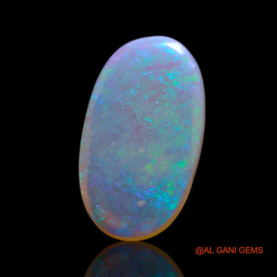 Natural Untreated Fire Opal Loose Gemstone Oval Cabochon From Australia 1.80 Cts 12x7x2 mm AG-16