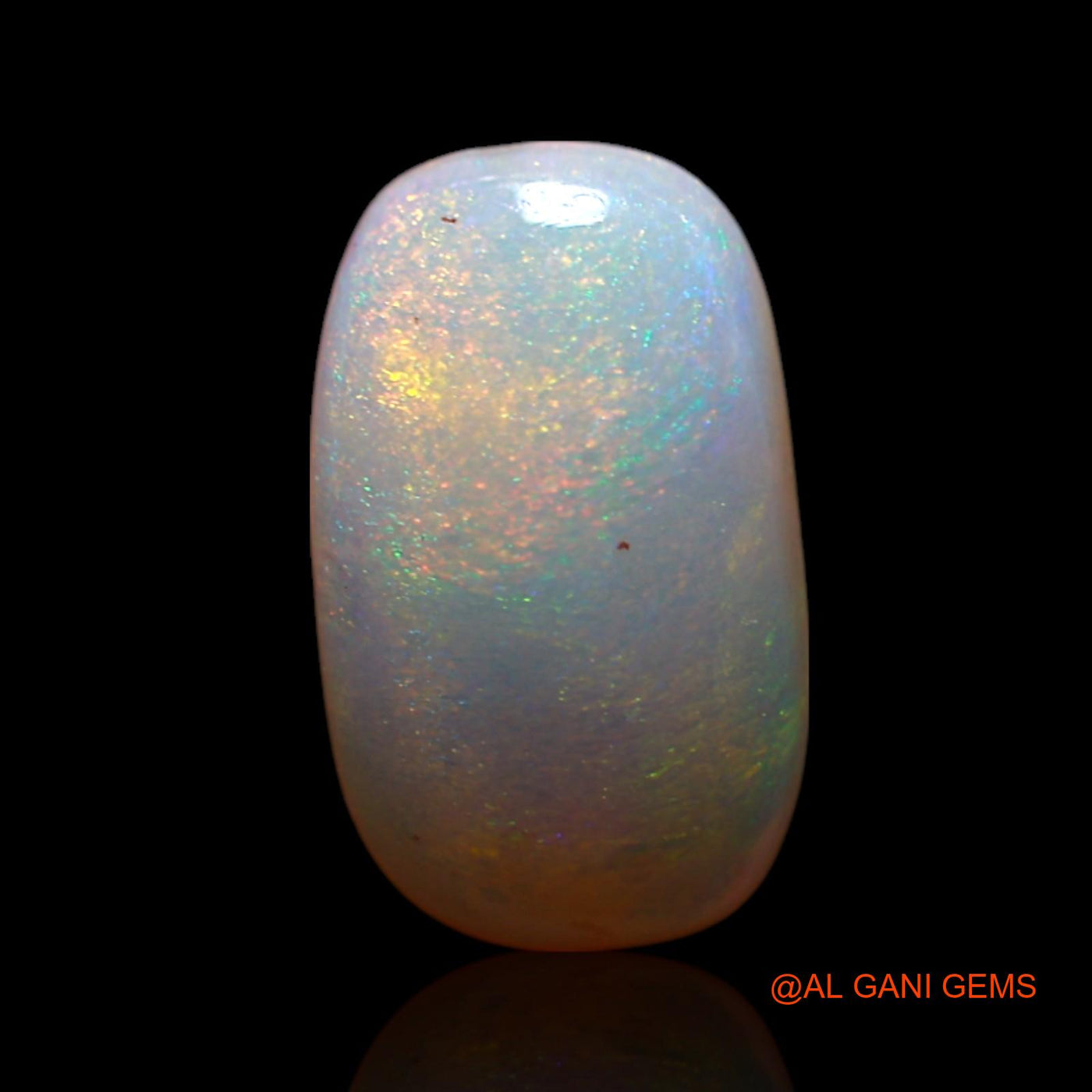 1.00 Cts Natural Australian Fire Opal Loose Gemstone Oval Cabochon 10x6x3 mm AG-170