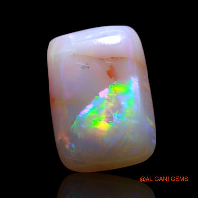 Natural Untreated Fire Opal Loose Gemstone Square Cabochon From Australia 1.50 Cts 8x6x3 mm AG-172
