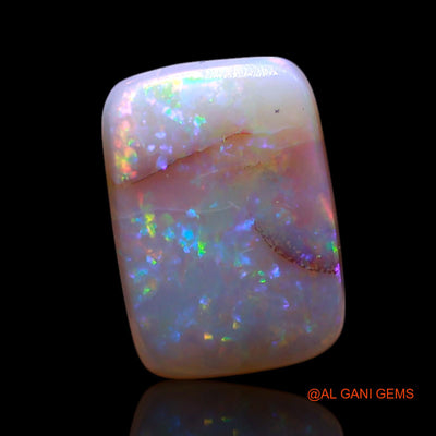 Natural Untreated Fire Opal Loose Gemstone Square Cabochon From Australia 1.50 Cts 8x6x3 mm AG-172