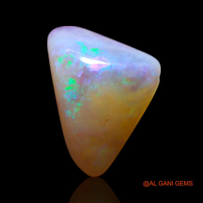 1.00 Cts Unheated Australian Fire Opal Loose Gemstone Trillion Cabochon Natural 8x7x3 mm AG-174