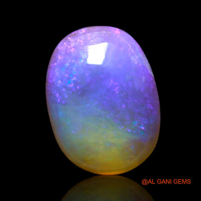 1.00 Cts Natural Australian Fire Opal Loose Gemstone Oval Cabochon 9x6x2 mm AG-175