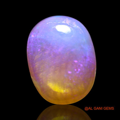 1.00 Cts Natural Australian Fire Opal Loose Gemstone Oval Cabochon 9x6x2 mm AG-175