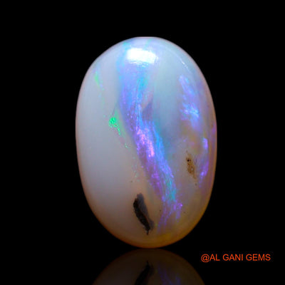 Natural Untreated Fire Opal Loose Gemstone Oval Cabochon From Australia 1.00 Cts 9x6x2 mm AG-176