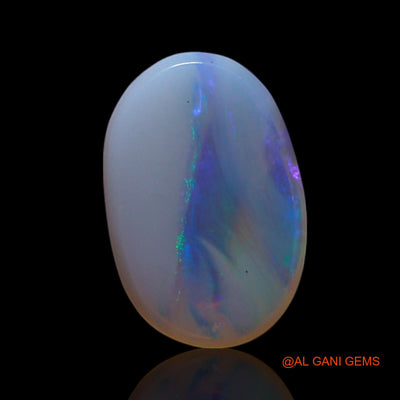 Natural Untreated Fire Opal Loose Gemstone Oval Cabochon From Australia 1.00 Cts 9x6x2 mm AG-176