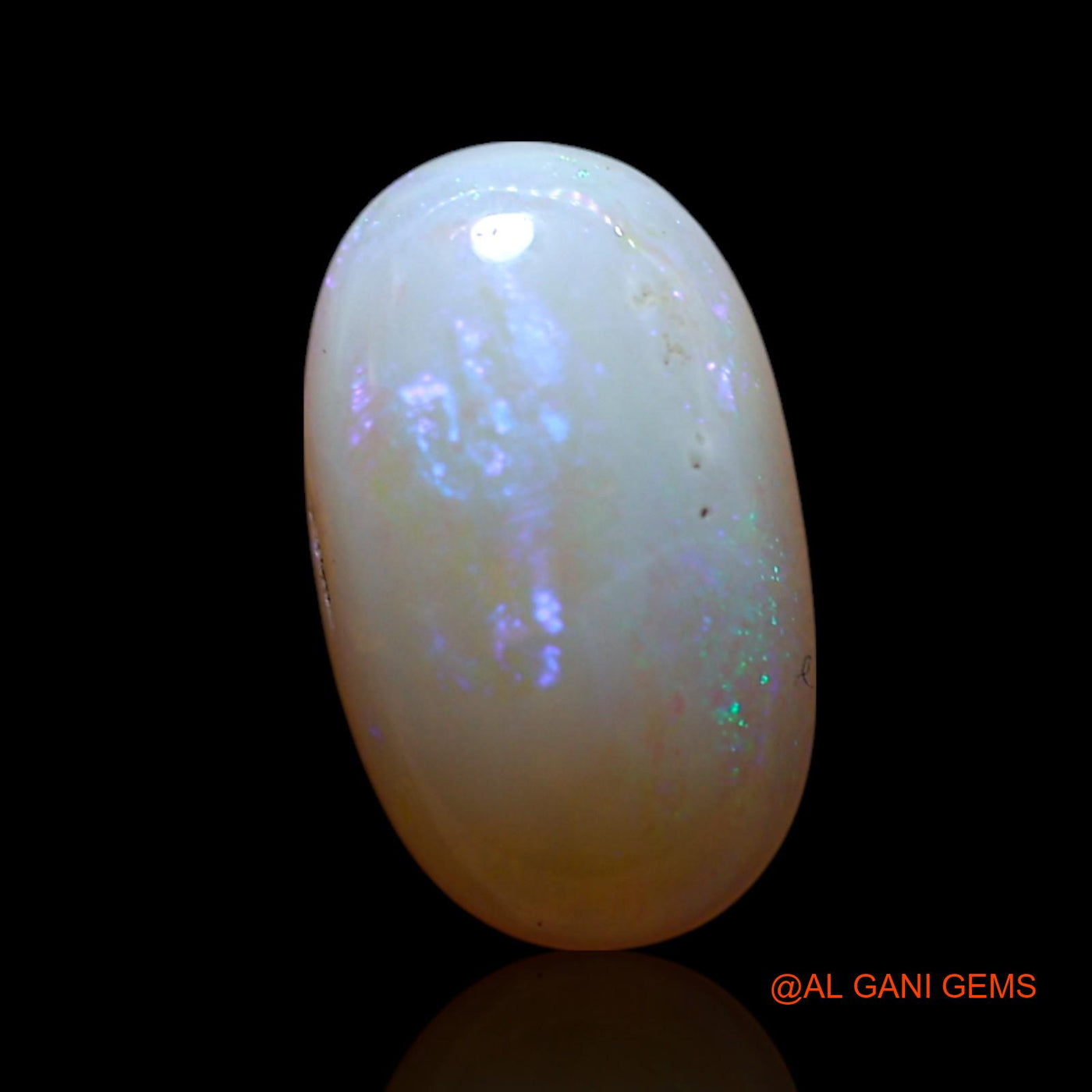 1.00 Cts Natural Australian Fire Opal Loose Gemstone Oval Cabochon 10x6x3 mm AG-177