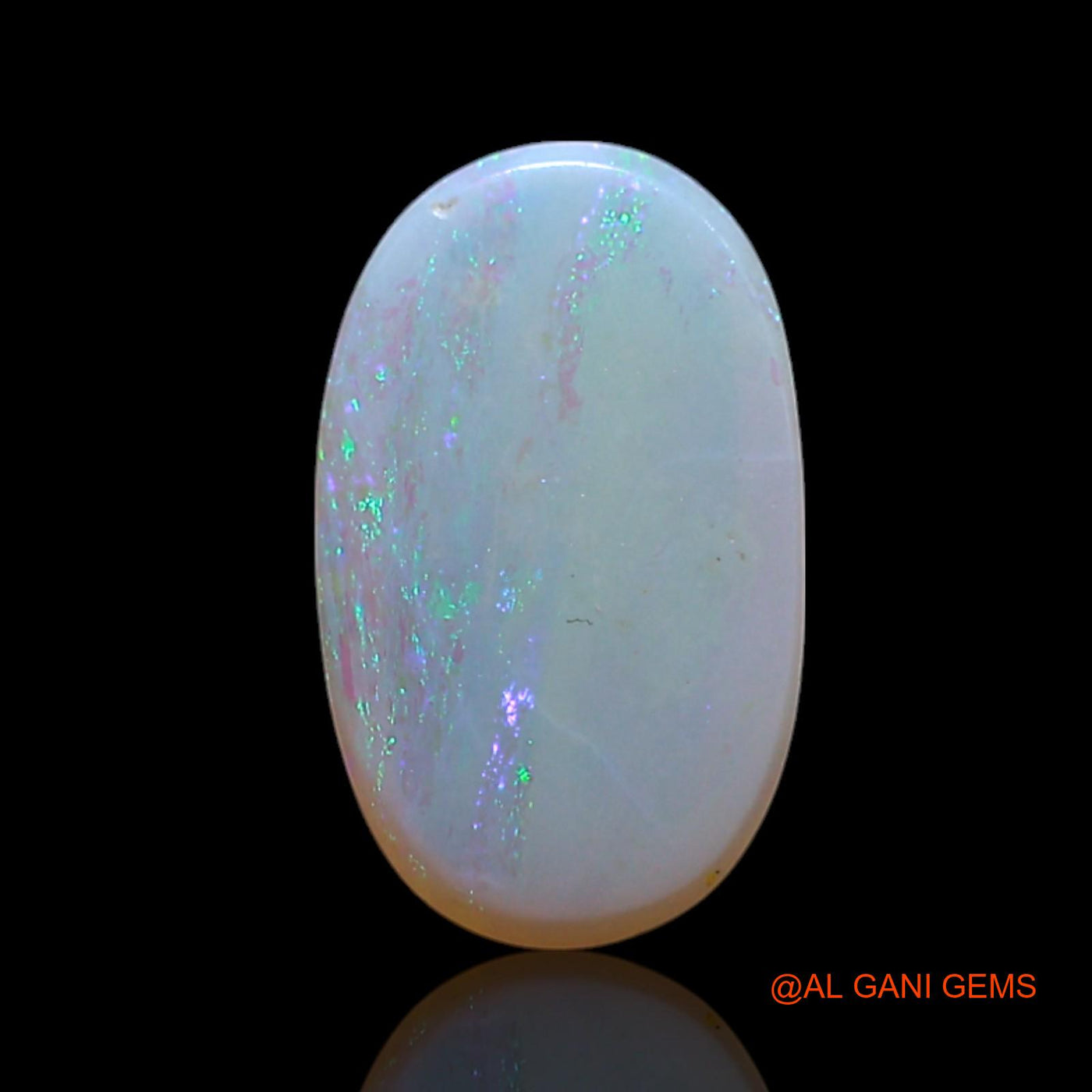 1.00 Cts Natural Australian Fire Opal Loose Gemstone Oval Cabochon 10x6x3 mm AG-177