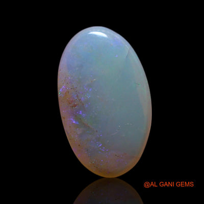 1.00 Cts Natural Australian Fire Opal Oval Cabochon Loose Gemstone For Jewelry 10x6x2 mm AG-178