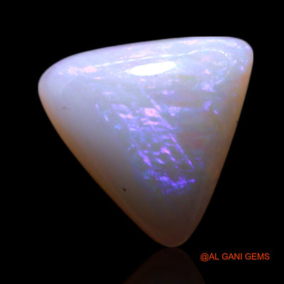 Natural Fire Opal Gemstone 1.00 Cts Loose Trillion Cabochon From Australia 8x8x3 mm AG-179