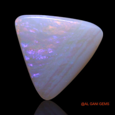 Natural Fire Opal Gemstone 1.00 Cts Loose Trillion Cabochon From Australia 8x8x3 mm AG-179