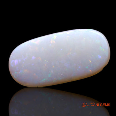 0.80 Cts Natural Australian Fire Opal Loose Gemstone Oval Cabochon 11x5x1 mm AG-181