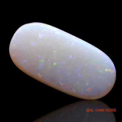0.80 Cts Natural Australian Fire Opal Loose Gemstone Oval Cabochon 11x5x1 mm AG-181